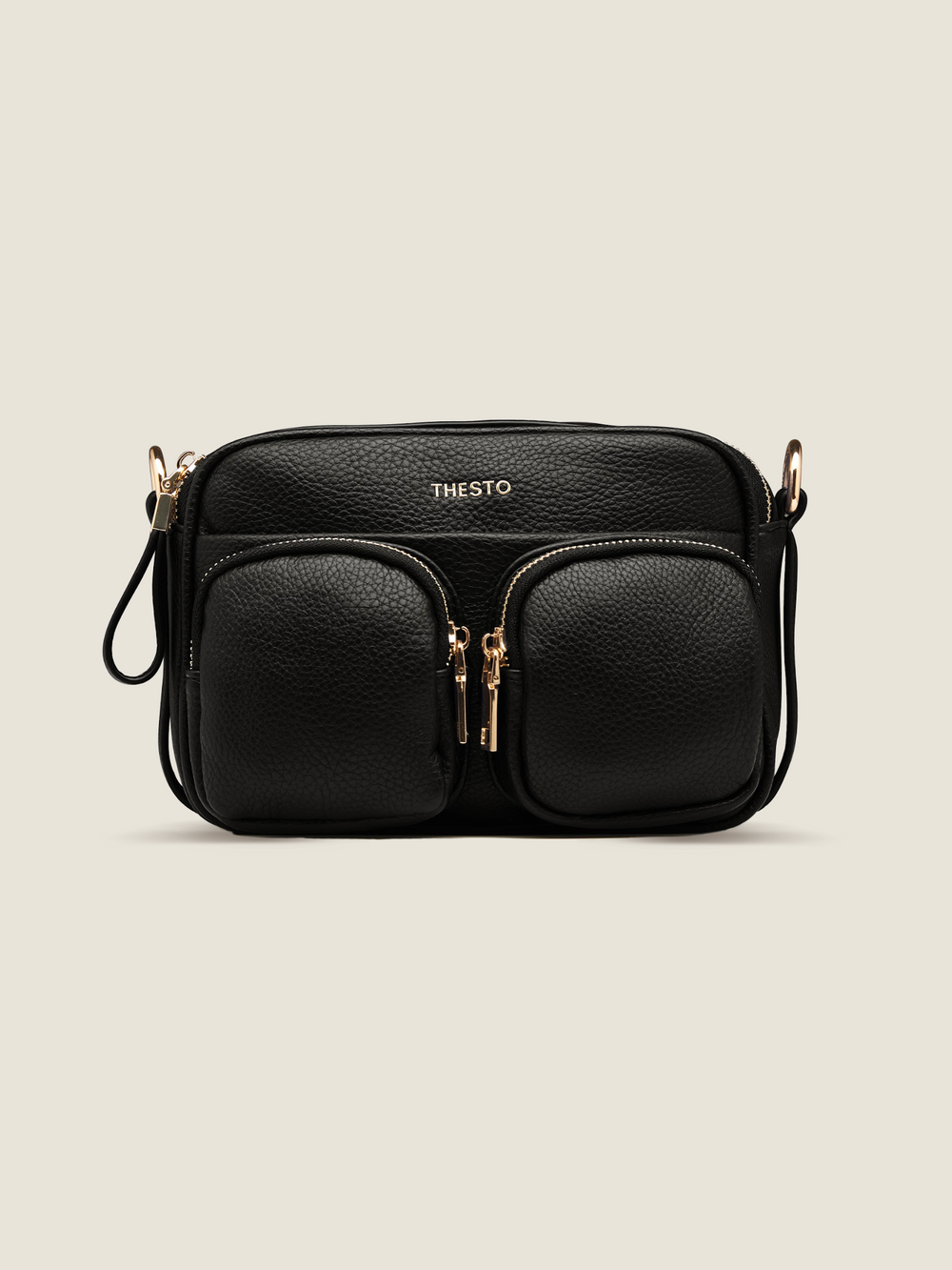 CRONOS compact shoulder BAG【BLACK】 CRONOS compact shoulder BAG [BLACK]