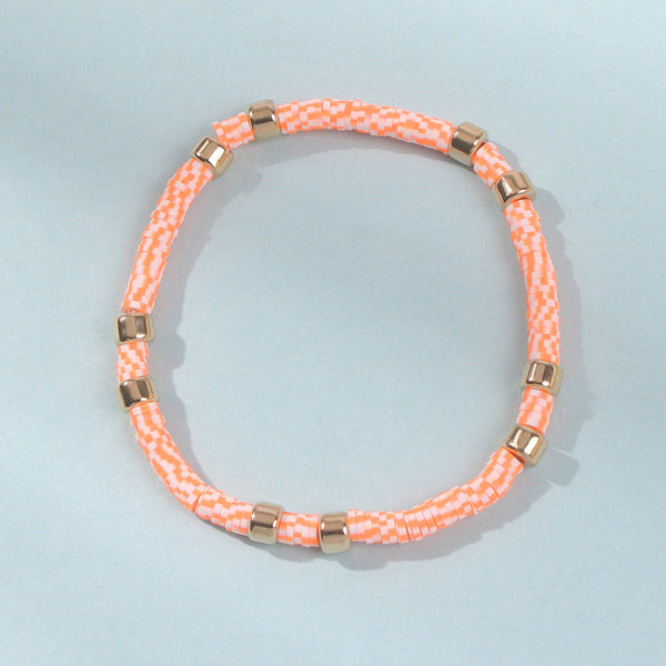 Orange Boho Bracelet