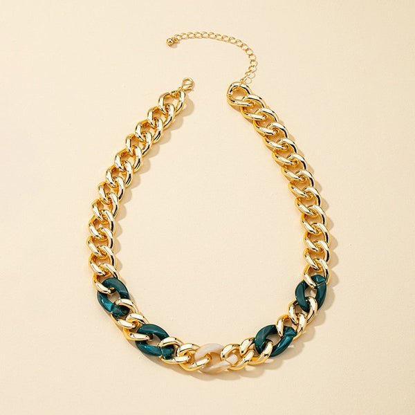 Green Modern Necklace