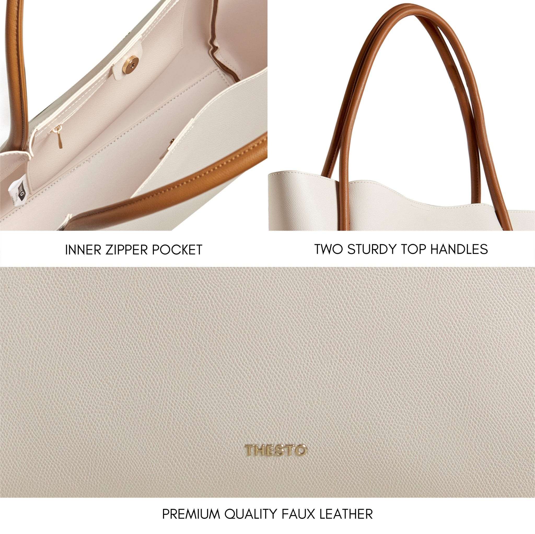 Buy Tan Leonie Work Bag Tote Online at Best Price - Accessorize India